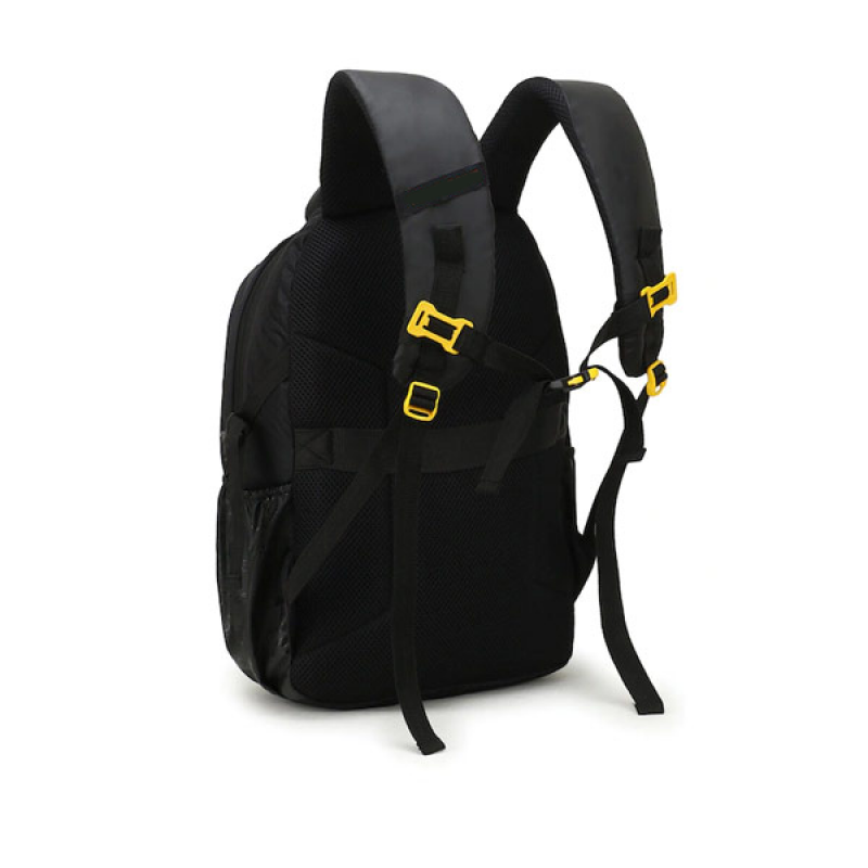 Black  Backpack with Compression Straps