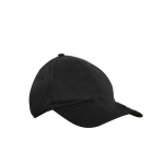 Unisex Black & White Brand Logo Embroidered Visor Cap