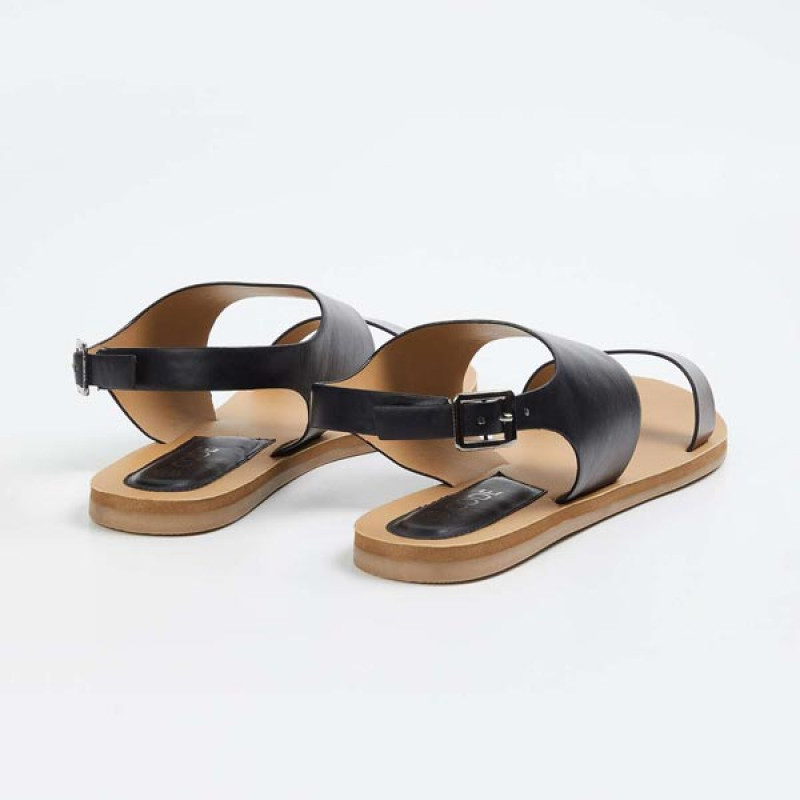 Women Solid Open-Front Flats